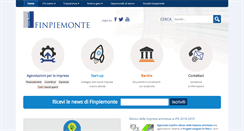 Desktop Screenshot of finpiemonte.it