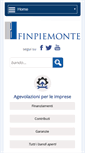 Mobile Screenshot of finpiemonte.it